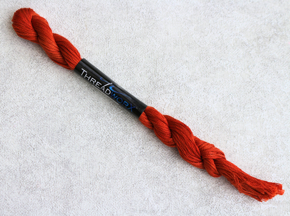 ThreadworX Cayenne Pepper 10343 - Orange Variegated Embroidery Thread ...